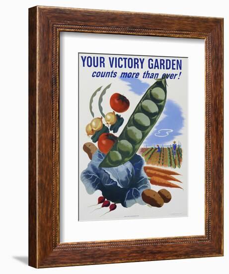 Your Victory Garden Poster-null-Framed Giclee Print