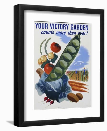 Your Victory Garden Poster-null-Framed Giclee Print