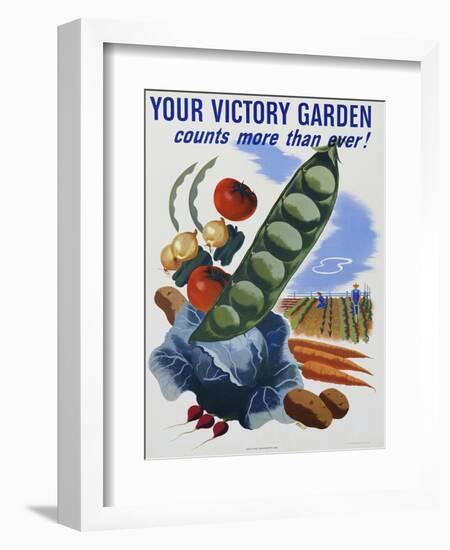 Your Victory Garden Poster-null-Framed Giclee Print