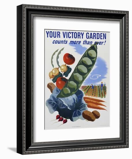 Your Victory Garden Poster-null-Framed Giclee Print