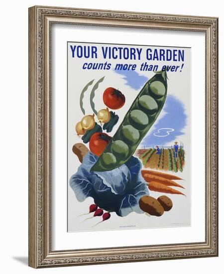 Your Victory Garden Poster-null-Framed Giclee Print