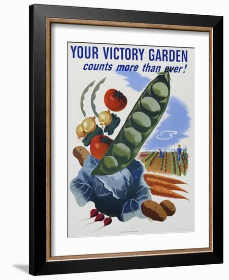 Your Victory Garden Poster-null-Framed Giclee Print