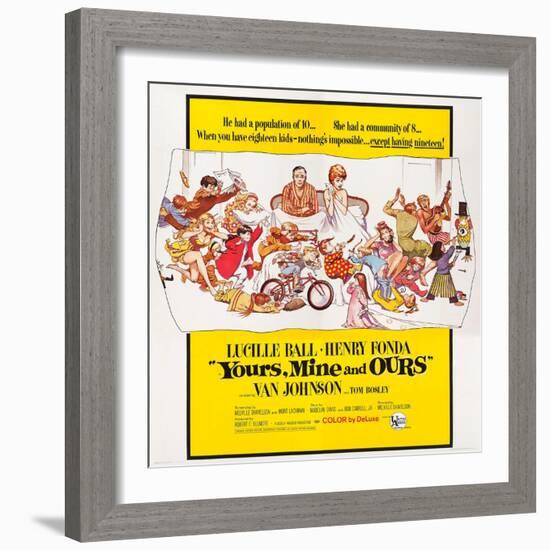 Yours, Mine and Ours-null-Framed Art Print