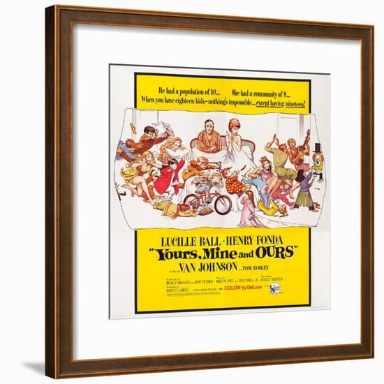 Yours, Mine and Ours-null-Framed Art Print