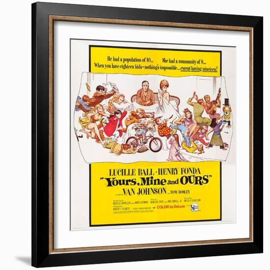 Yours, Mine and Ours-null-Framed Art Print