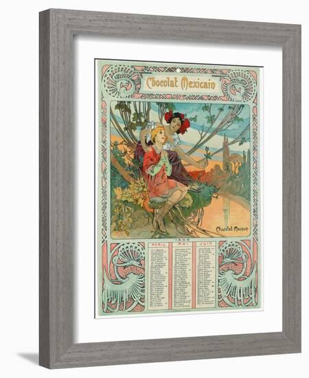 Youth, 1897-Alphonse Mucha-Framed Giclee Print