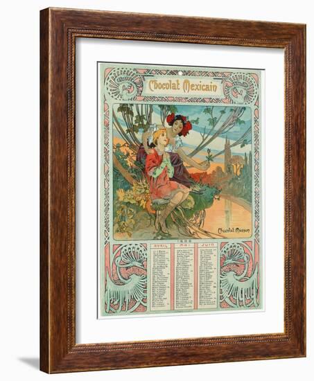 Youth, 1897-Alphonse Mucha-Framed Giclee Print