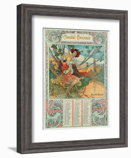 Youth, 1897-Alphonse Mucha-Framed Giclee Print