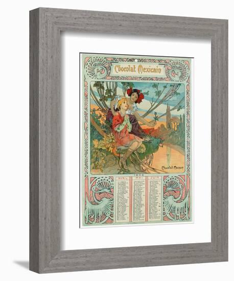 Youth, 1897-Alphonse Mucha-Framed Giclee Print