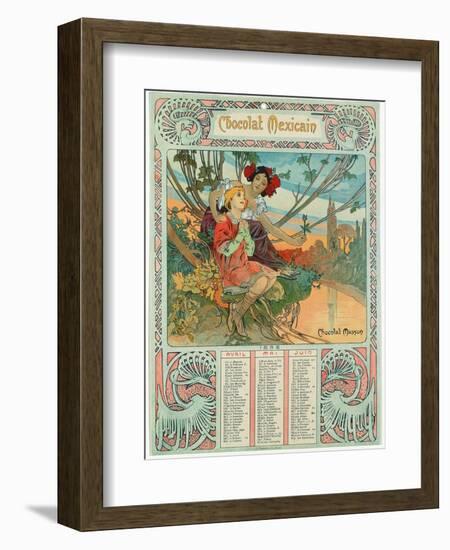 Youth, 1897-Alphonse Mucha-Framed Giclee Print