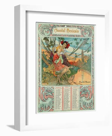 Youth, 1897-Alphonse Mucha-Framed Giclee Print