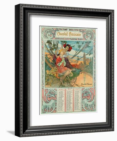 Youth, 1897-Alphonse Mucha-Framed Giclee Print