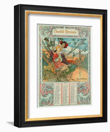 Youth, 1897-Alphonse Mucha-Framed Giclee Print