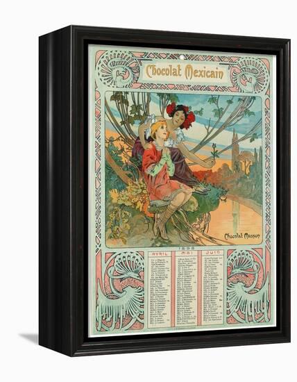 Youth, 1897-Alphonse Mucha-Framed Premier Image Canvas