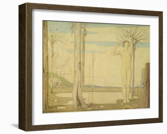 Youth, 1923-Frederick Cayley Robinson-Framed Giclee Print