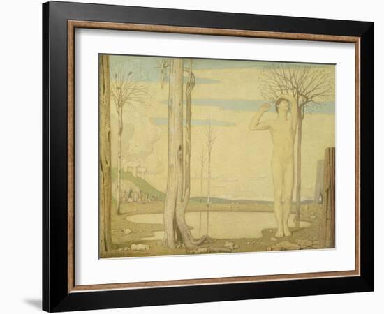 Youth, 1923-Frederick Cayley Robinson-Framed Giclee Print