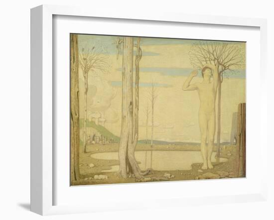 Youth, 1923-Frederick Cayley Robinson-Framed Giclee Print