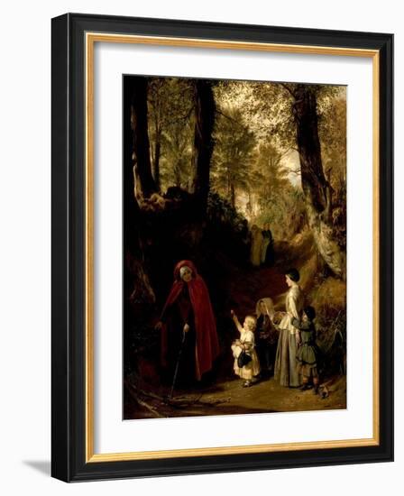 Youth and Age, 1857-John Callcott Horsley-Framed Giclee Print