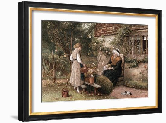 Youth and Age, 1866-Myles Birket Foster-Framed Giclee Print