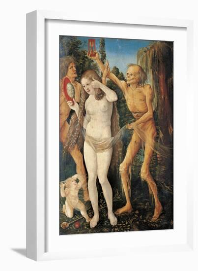 Youth and Death, 1509-1510-Hans Baldung-Framed Giclee Print