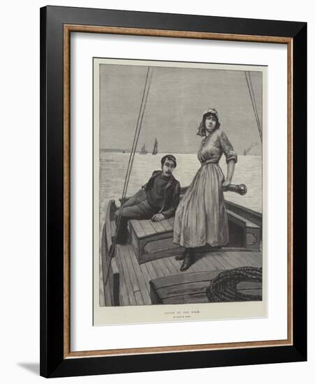 Youth at the Helm-Julius Mandes Price-Framed Giclee Print