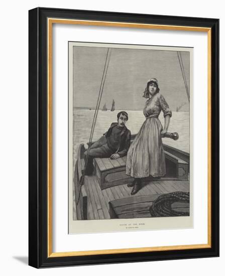 Youth at the Helm-Julius Mandes Price-Framed Giclee Print