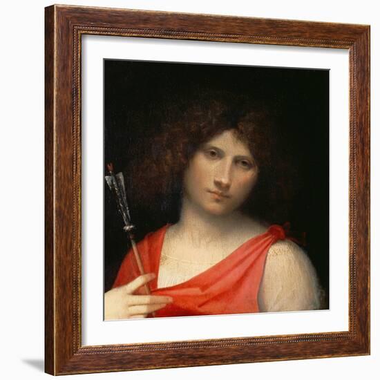 Youth Holding an Arrow, c.1505-Giorgione-Framed Giclee Print