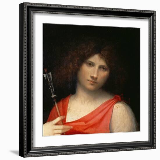 Youth Holding an Arrow, c.1505-Giorgione-Framed Giclee Print