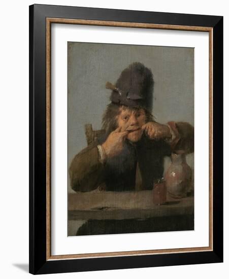 Youth Making a Face, 1632-35-Adriaen Brouwer-Framed Art Print