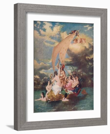 'Youth on the Prow and Pleasure at the Helm',1830-32, (c1915)-William Etty-Framed Giclee Print