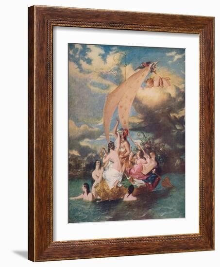 'Youth on the Prow and Pleasure at the Helm',1830-32, (c1915)-William Etty-Framed Giclee Print