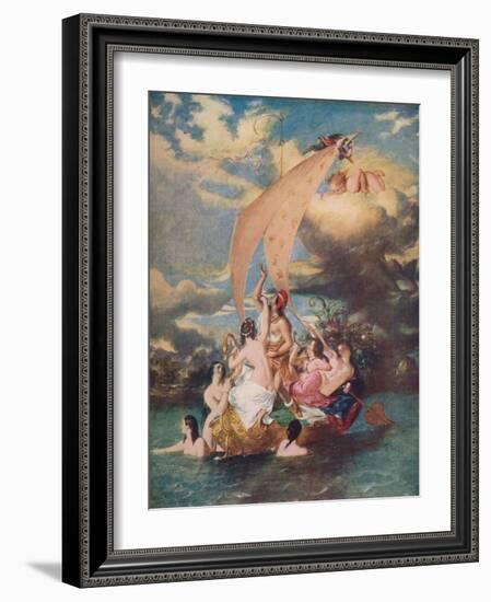 'Youth on the Prow and Pleasure at the Helm',1830-32, (c1915)-William Etty-Framed Giclee Print