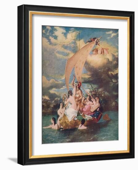 'Youth on the Prow and Pleasure at the Helm',1830-32, (c1915)-William Etty-Framed Giclee Print