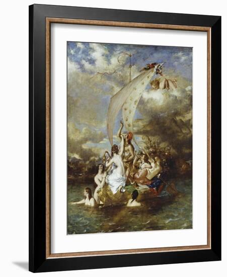 Youth on the Prow, and Pleasure at the Helm-William Etty-Framed Giclee Print