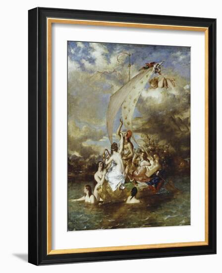 Youth on the Prow, and Pleasure at the Helm-William Etty-Framed Giclee Print