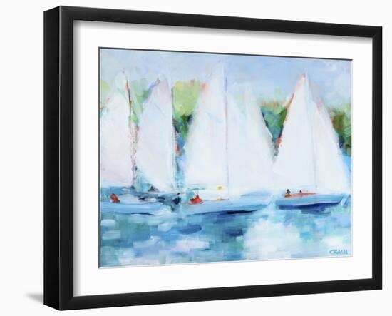 Youth Regatta-Curt Crain-Framed Art Print