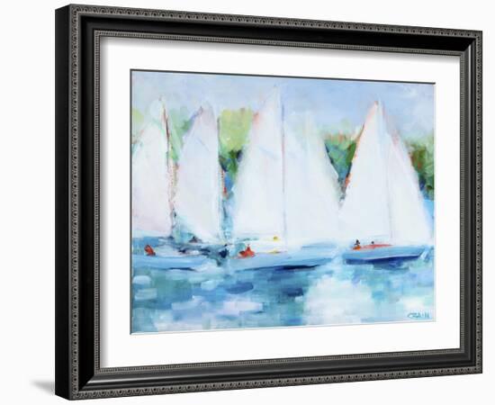 Youth Regatta-Curt Crain-Framed Art Print