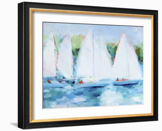 Youth Regatta-Curt Crain-Framed Art Print