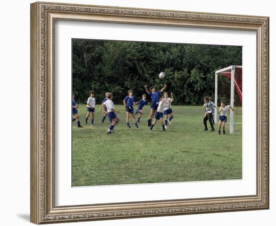 Youth Soccer-null-Framed Photographic Print