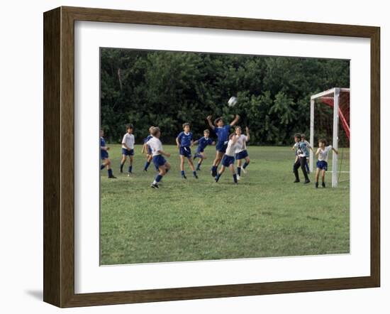 Youth Soccer-null-Framed Photographic Print