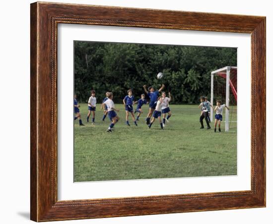 Youth Soccer-null-Framed Photographic Print