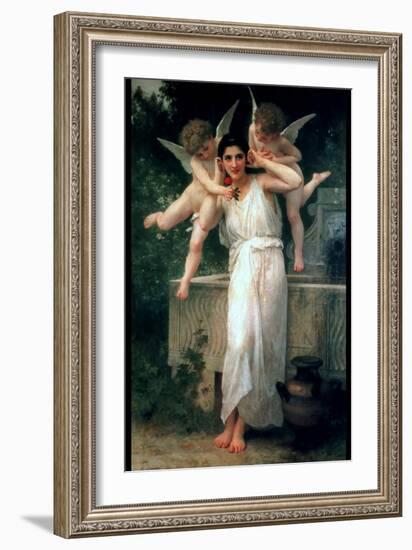 Youth-William Adolphe Bouguereau-Framed Art Print