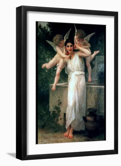 Youth-William Adolphe Bouguereau-Framed Art Print