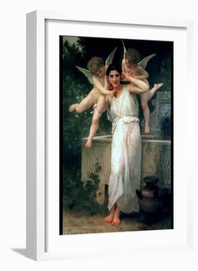 Youth-William Adolphe Bouguereau-Framed Art Print