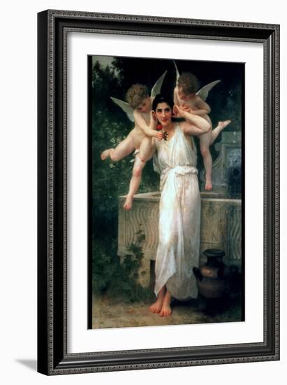 Youth-William Adolphe Bouguereau-Framed Art Print