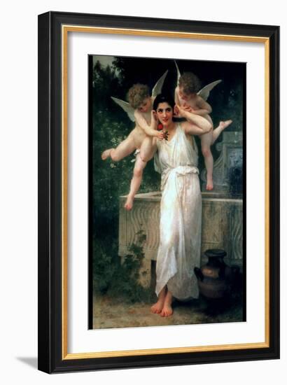 Youth-William Adolphe Bouguereau-Framed Art Print