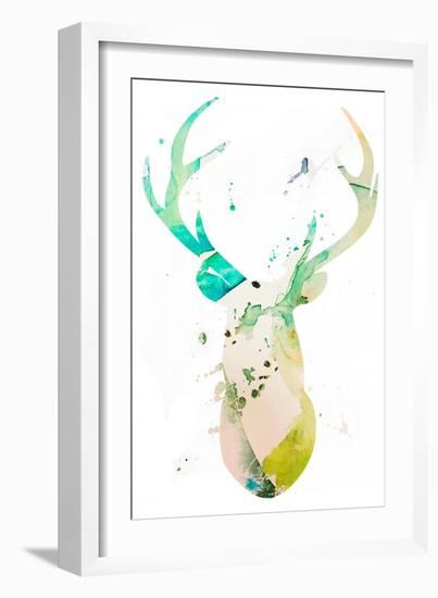 Youthful Deer II-Susan Bryant-Framed Art Print