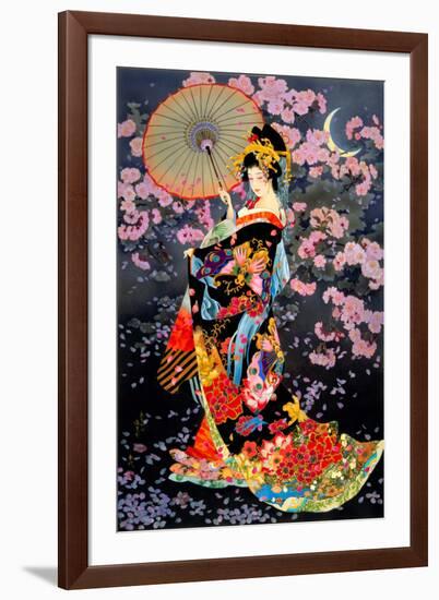 Yozakura-Haruyo Morita-Framed Art Print