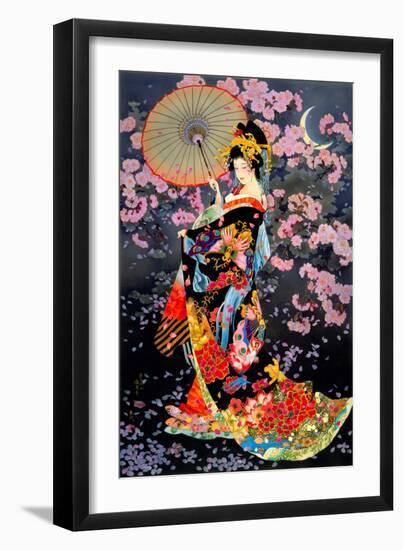 Yozakura-Haruyo Morita-Framed Premium Giclee Print