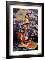 Yozakura-Haruyo Morita-Framed Art Print